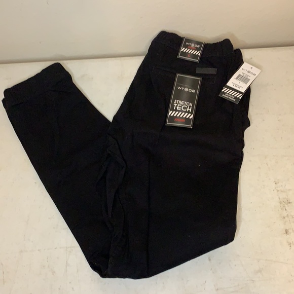 Men’s WT02 Jogger Sweatpants Black Fitted Size Large & Extra Large new with tags - Picture 4 of 6